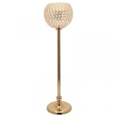 Gold Globe Candle Holder