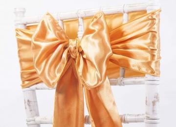 Satin Sash   Orange