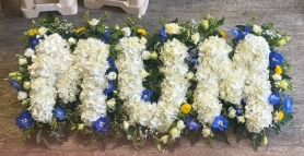 Hydrangea based MUM Lettering