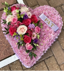 Pink based heart