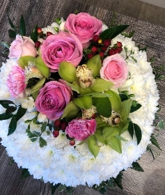 Pink Rose and Orchid Based Posy