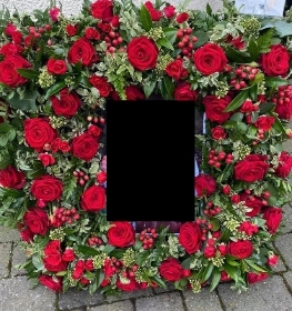 Red Rose Picture Frame